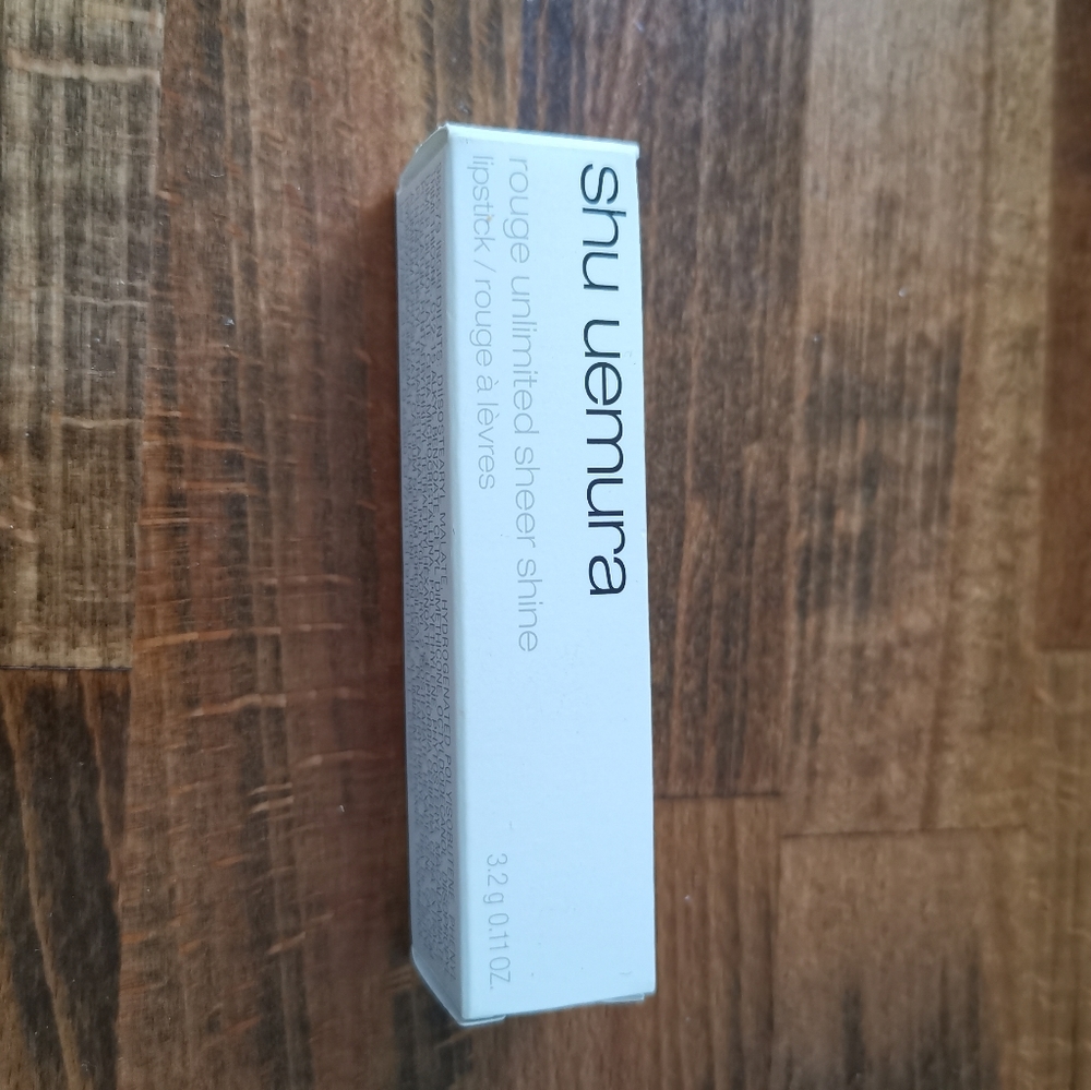 Shu Uemura Rouge Unlimited Sheer Shine Lipstick in Orangenius